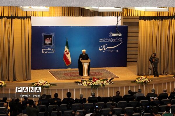 برگزاری مراسم روز دانشجو با حضور رئیس جمهوری