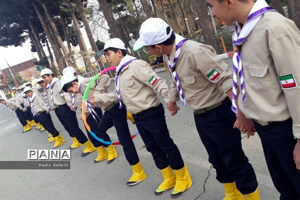 اردوی پیشتازان ویژه شهرستان‌های استان تهران در قطب شهریار -۱