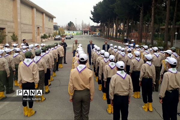 اردوی پیشتازان ویژه شهرستان‌های استان تهران در قطب شهریار -۱