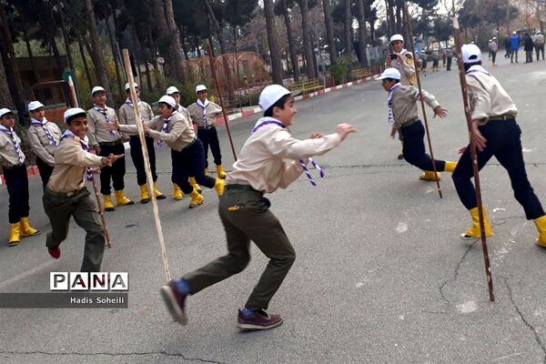 اردوی پیشتازان ویژه شهرستان‌های استان تهران در قطب شهریار -۱