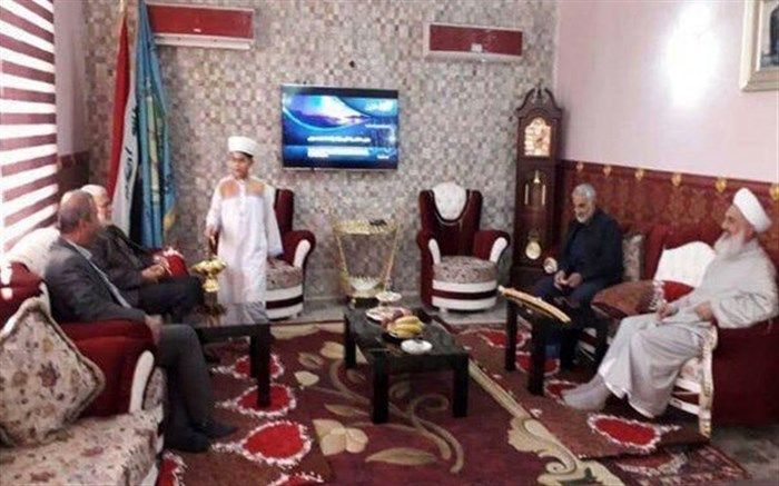 هدیه سردار سلیمانی به مفتی اهل سنت عراق