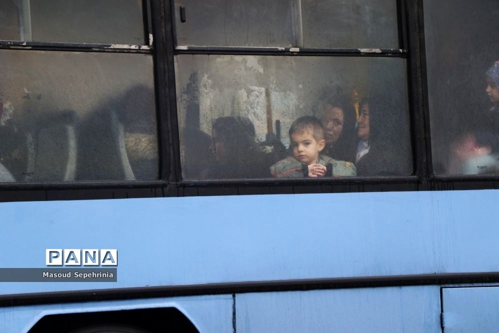 بارش باران در تبریز