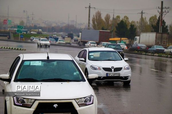 بارش باران در تبریز