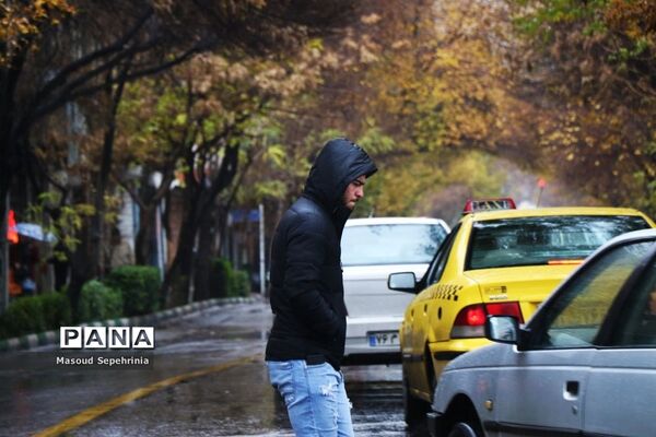 بارش باران در تبریز