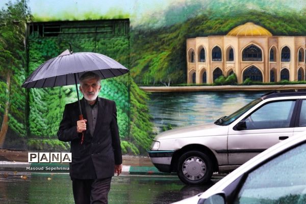 بارش باران در تبریز