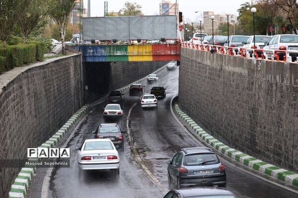بارش باران در تبریز