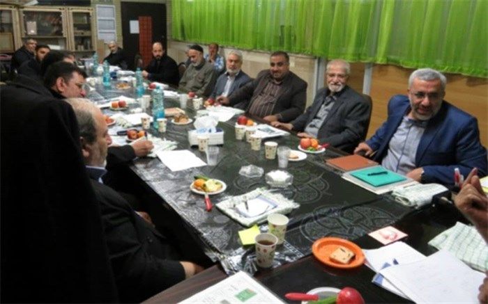 برگزاری جلسه هیات اندیشه ورز بسیج مداحان شهرری