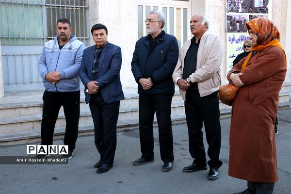 تشییع پیکر ایرج دانایی فرد پیشکسوت فوتبال