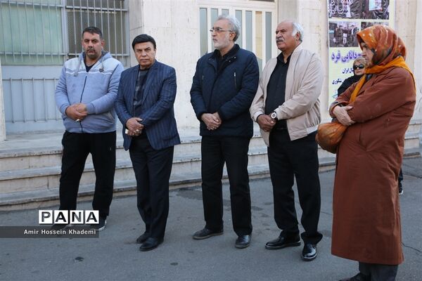 تشییع پیکر ایرج دانایی فرد پیشکسوت فوتبال
