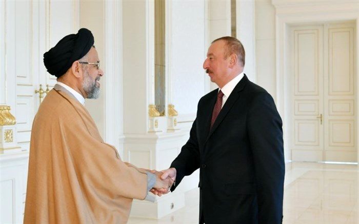 وزیر اطلاعات ایران با رئیس جمهوری آذربایجان دیدار کرد