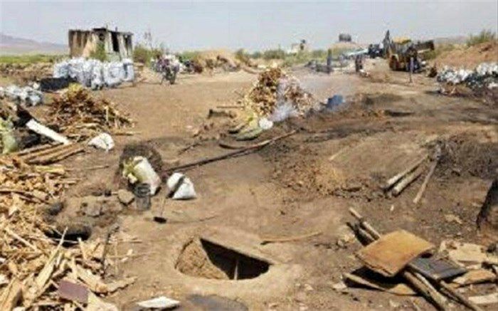 32 کوره‌ زغال‌سازی غیرمجاز در فشافویه تخریب شد