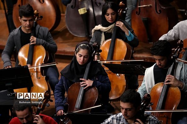 تمرین ارکستر ملی ایران