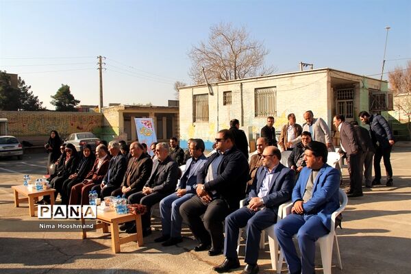 مراسم کلنگ زنی مدرسه خیرساز در شهرری