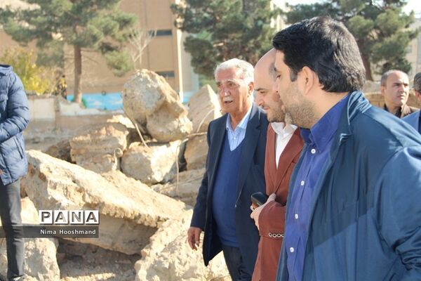 مراسم کلنگ زنی مدرسه خیرساز در شهرری