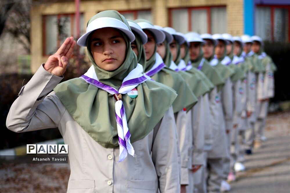 اردوی پیشتازان قطب پنجم سازمان دانش‌آموزی شهرستان‌های استان تهران