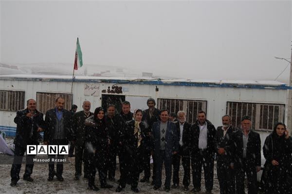 کلنگ زنی مدرسه 3 کلاسه خیر ساز روستای عجمی میانه