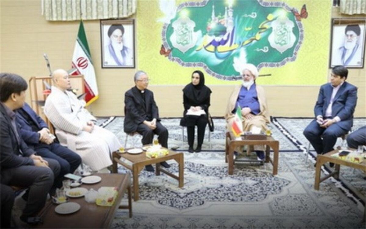 دیدار اسقف اعظم کره جنوبی با امام جمعه یزد