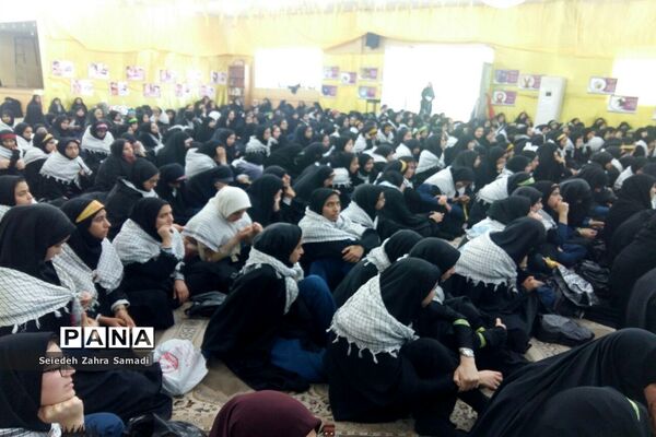 اردوی راهیان نور دانش‌آموزان  ملارد در سرزمین‌های ایثار و شهادت