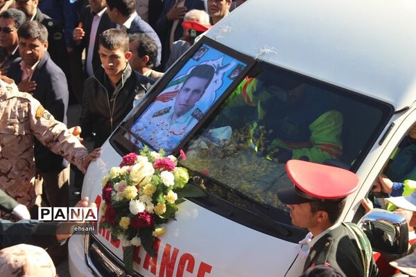تشییع پیکر مطهر شهید حادثه تروریستی چابهار در یاسوج
