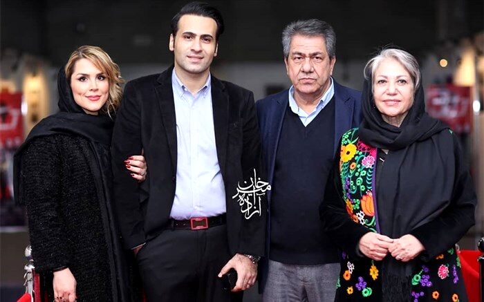 تصویر/ رخشان بنی اعتماد و همسرش در اکران فیلم دخترش