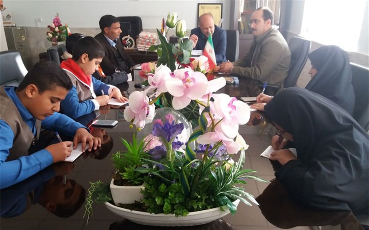 نشست خبری خبرنگاران پانا با معاون پرورشی و تربیت بدنی آموزش و پرورش کاشمر