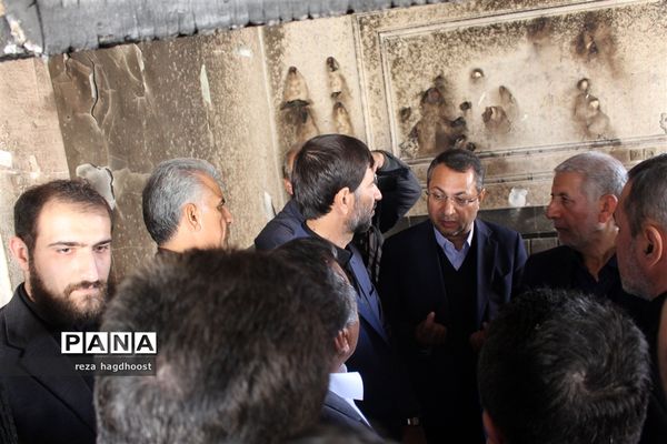 بازدید وزیر آموزش و پرورش از مدرسه حادثه دیده اسوه حسنه زاهدان