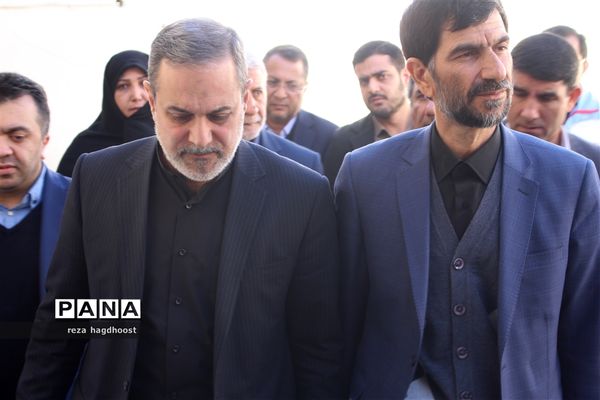 بازدید وزیر آموزش و پرورش از مدرسه حادثه دیده اسوه حسنه زاهدان