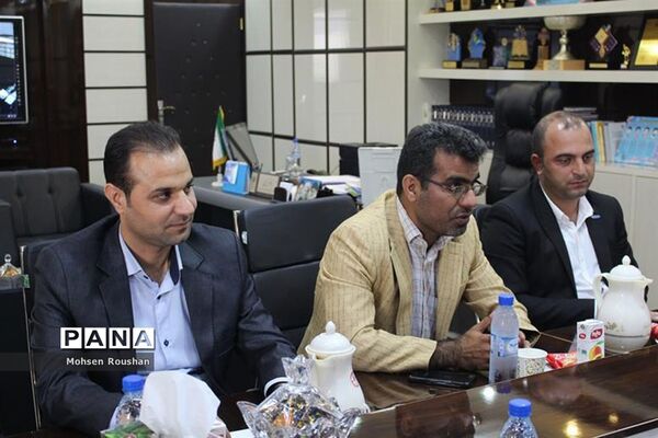 دیدار نایب رئیس  فدراسیون موج سواری آسیا با مدیرکل آموزش و پرورش استان بوشهر