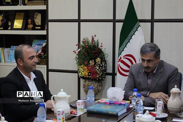 دیدار نایب رئیس  فدراسیون موج سواری آسیا با مدیرکل آموزش و پرورش استان بوشهر