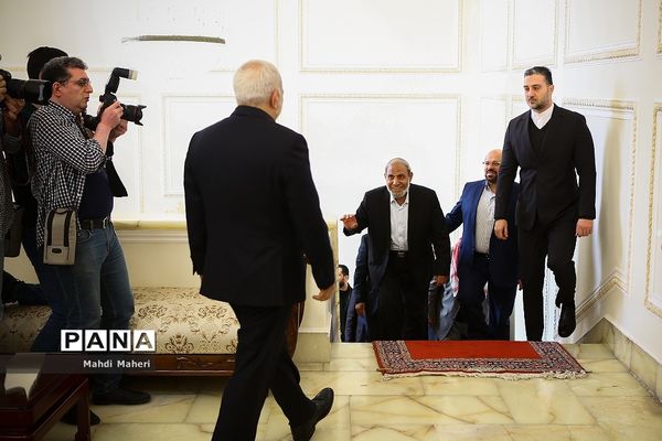 دیدار وزیر امور خارجه ایران با رئیس هیات پارلمانی فلسطین