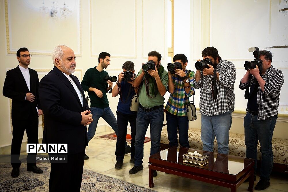 دیدار وزیر امور خارجه ایران با رئیس هیات پارلمانی فلسطین