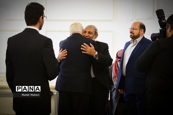 دیدار وزیر امور خارجه ایران با رئیس هیات پارلمانی فلسطین