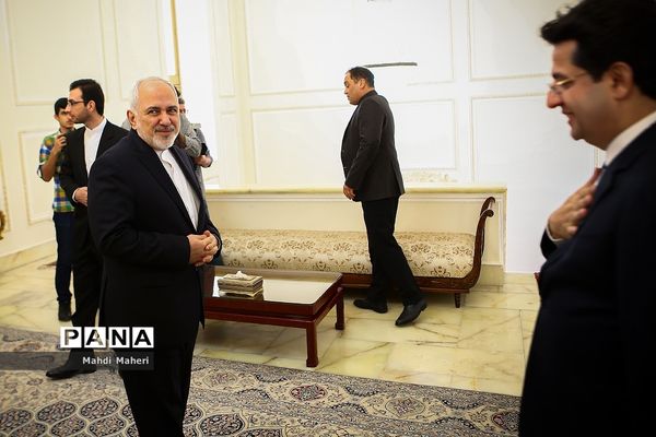 دیدار وزیر امور خارجه ایران با رئیس هیات پارلمانی فلسطین