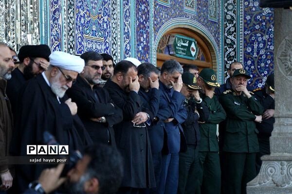 مراسم وداع با پیکر آیت الله شاهرودی در قم