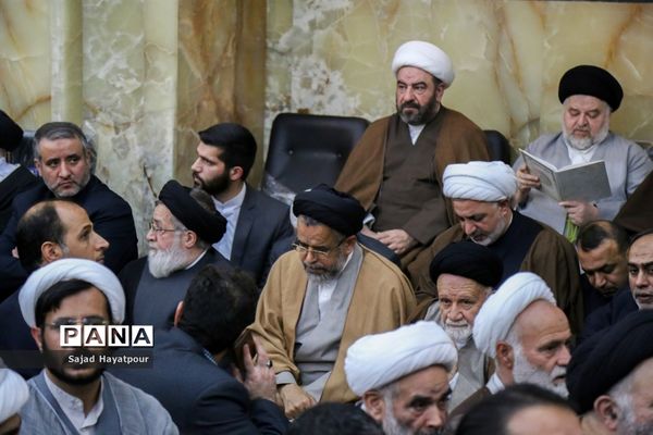 مراسم ختم آیت الله هاشمی شاهرودی در قم