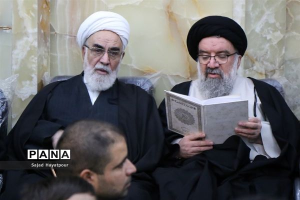 مراسم ختم آیت الله هاشمی شاهرودی در قم