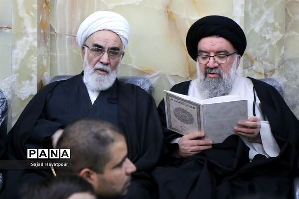 مراسم ختم آیت الله هاشمی شاهرودی در قم