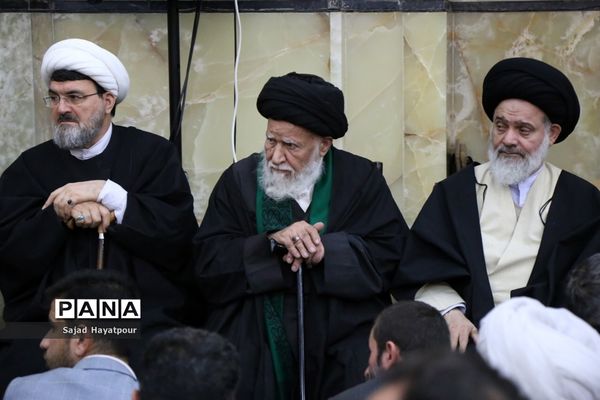 مراسم ختم آیت الله هاشمی شاهرودی در قم