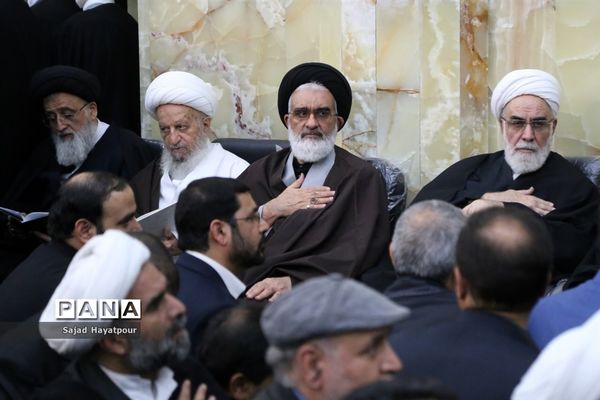 مراسم ختم آیت الله هاشمی شاهرودی در قم