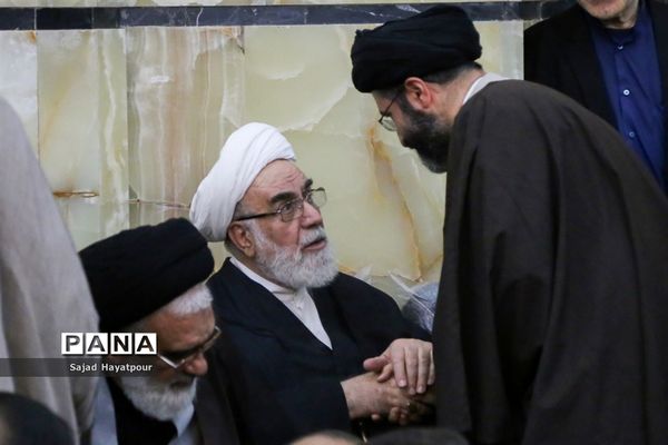 مراسم ختم آیت الله هاشمی شاهرودی در قم