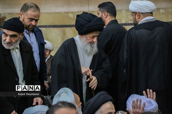 مراسم ختم آیت الله هاشمی شاهرودی در قم