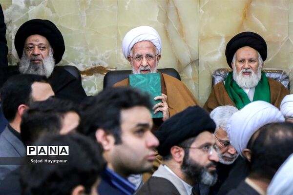 مراسم ختم آیت الله هاشمی شاهرودی در قم