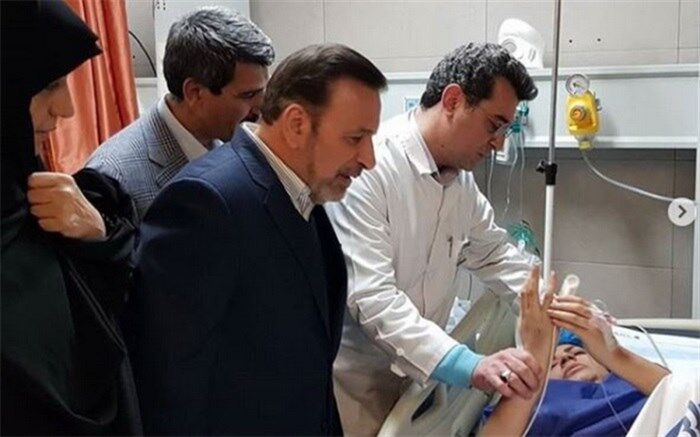 عیادت نماینده ویژه روحانی از مصدومان حادثه علوم تحقیقات دانشگاه آزاد