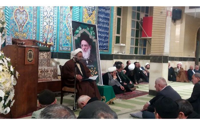 مراسم ارتحال آیت الله شاهرودی در شهرستان قدس