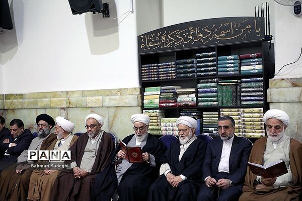 بزرگداشت آیت الله شاهرودی در مسجد ارک