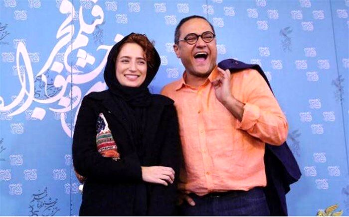 عکس صمیمانه رامبد جوان و نگار جواهریان در اکران خصوصی