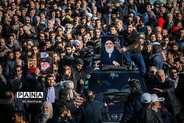 مراسم تشییع پیکر آیت‌الله هاشمی شاهرودی در تهران