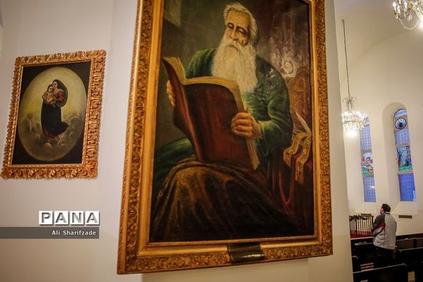 مراسم میلاد حضرت عیسی مسیح در کلیسا حضرت مریم