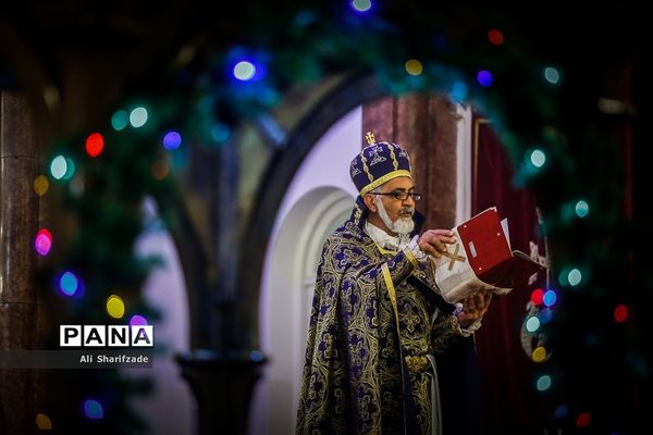 مراسم میلاد حضرت عیسی مسیح در کلیسا حضرت مریم