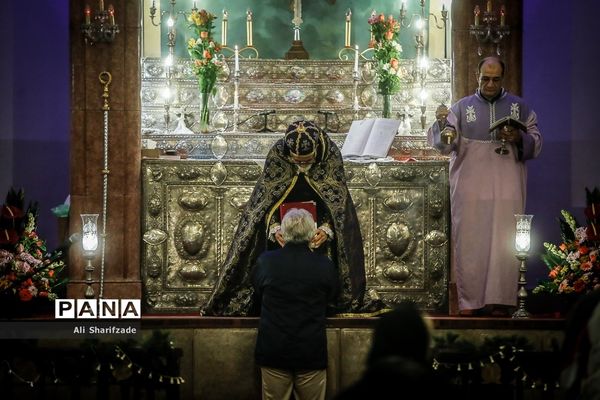 مراسم میلاد حضرت عیسی مسیح در کلیسا حضرت مریم